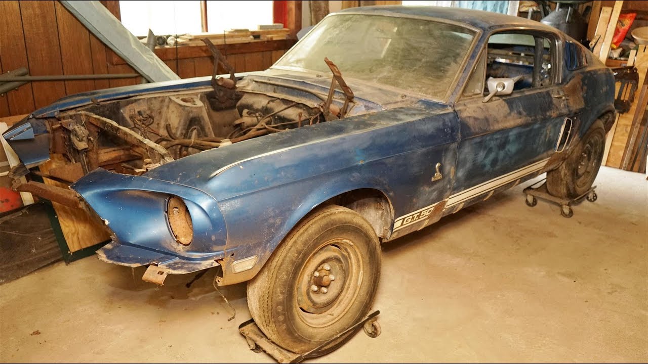 Barn Find 1968 Shelby Gt500 Sitting Since 1973 Youtube