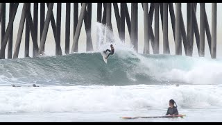 Surfing The Huntington Beach April Fools Swell Surfing The Huntington Beach April Fools Swell