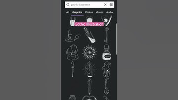 Some favorite gothic elements in Canva to try out  👀