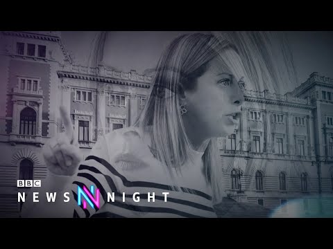 The Rise of Giorgia Meloni: Italy's first woman PM? - BBC Newsnight