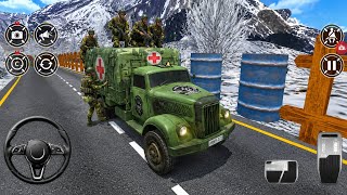 Army Pickup & Drop Mission | 🪖 Military Truck Simulator | Extreme Cold Truck Driving  screenshot 2
