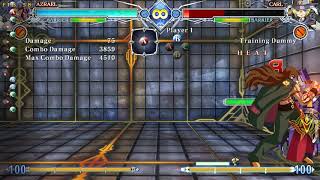 BBCF2 Azrael's killing taunt fatal combo
