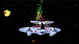 Star Trek Bridge Commander: Nebula class vs Romulan Warbird