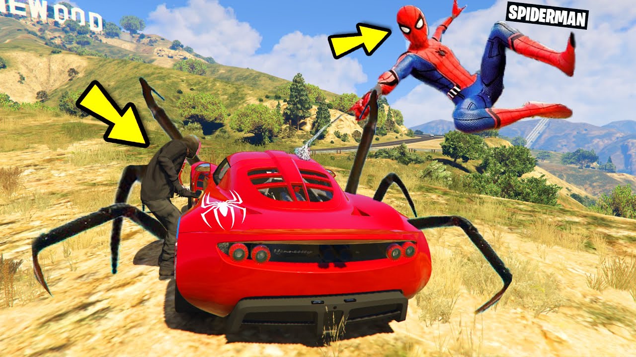 Je Vole la VOITURE de SPIDERMAN ! (Supercar) 