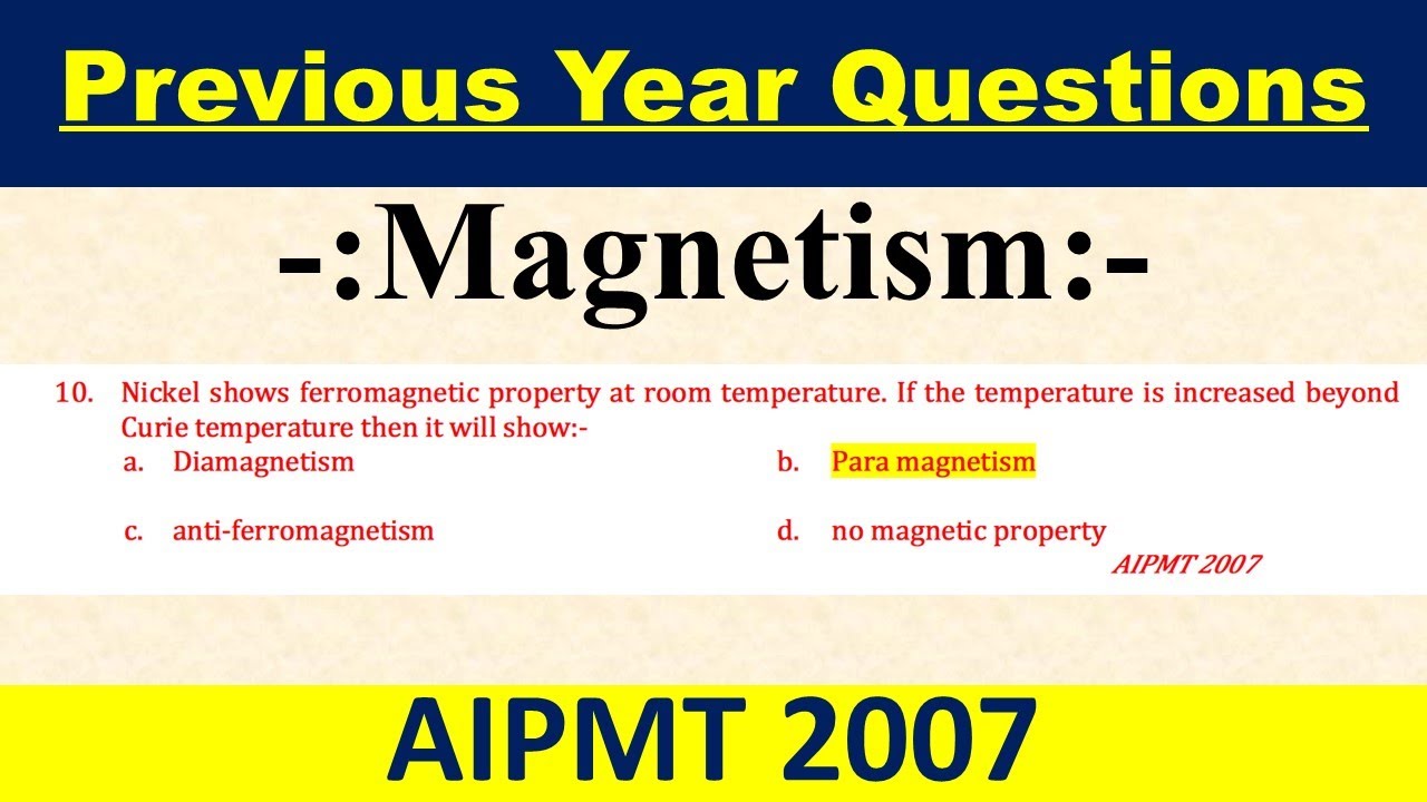 Nickel shows ferromagnetic property at room temperature. If the temperature is increased beyond