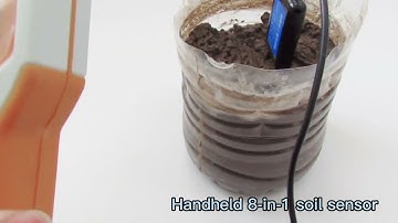 soil monitoring, soil sensor, soil tester,Handheld 8 in 1 soil sensor