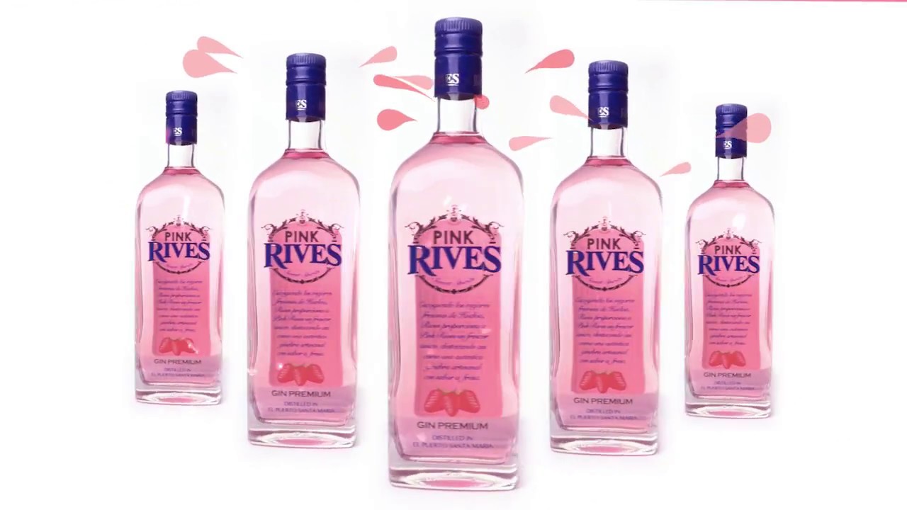 Pink Rives, la ginebra rosa de Rives con sabor a fresa natural - YouTube