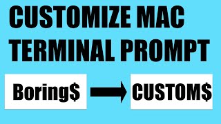 How to Change Terminal Prompt on Mac | *New for 2022* How to Change Terminal Prompt on Mac | *New for 2022*