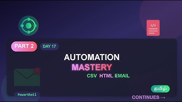 🔥 Exporting Data to CSV, HTML, Email Alerts, Logging & Reporting | Day 17 | Tamil | Part 2