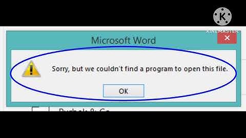 Microsoft word Fix Sorry, but we couldn