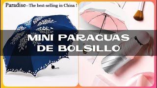 5 Mejores Mini Paraguas de Bolsillo Paraguas Plegables y Portátil Para Mujeres - YouTube