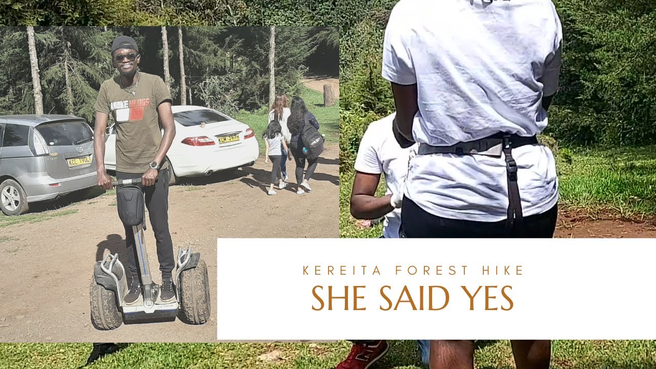 She said YES . Kereita Forest Hike.