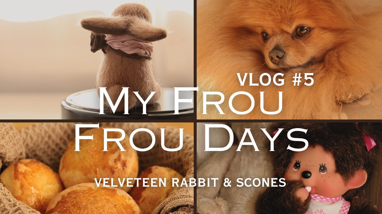 Silent Vlog #5 | Sewing a Velveteen Rabbit Inspired Bunny | Baking Scones