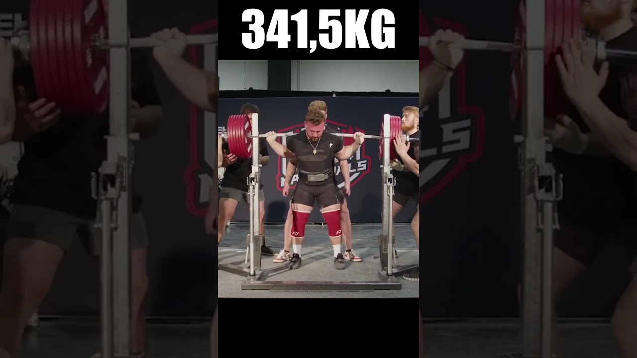 341,5kg/752,8lbs Squat by Gavin Adin