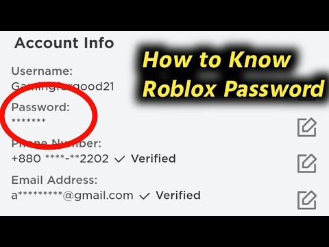 How to Know Your Roblox Password When You Logged in 