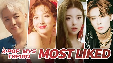 [TOP 100] MOST LIKED K-POP MV OF ALL TIME • August 2021