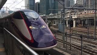 【つばさ・やまびこ の れんけつ】山形新幹線 E3系 + 東北新幹線 E2系@東京駅　中央線、京浜東北線、上野東京ラインが出発した後、新幹線も出発します！