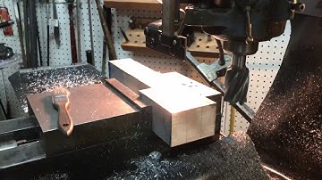 Part 21 - Gingery Shaper from blocks, ram being milled to size