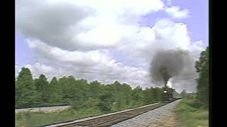 Southern Railway 4501 steam train (clip)