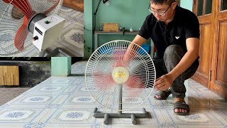 How To Make Adjustable Table Fan From Brushless Motor