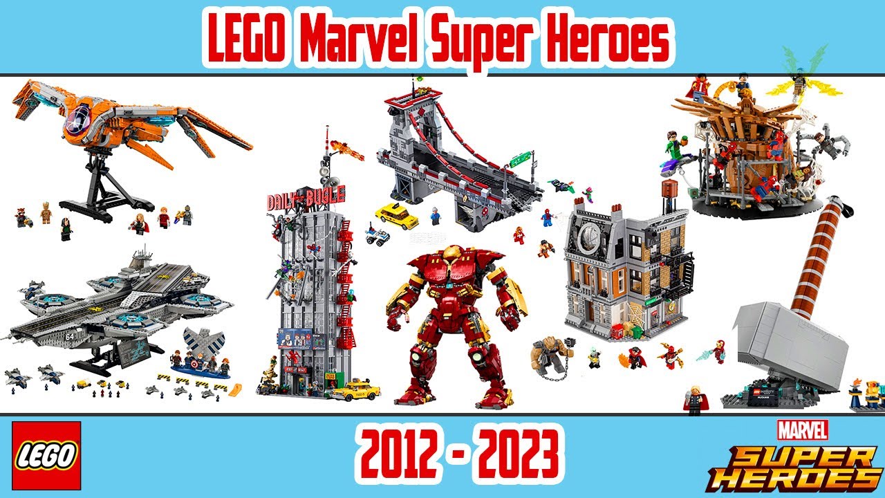 Every LEGO Marvel Superheroes Set EVER MADE 2002-2023 