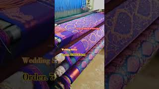 Wedding Sarees 🥻 Manufacturering video 📷 Any order screen shot send WhatsApp 👇📱 7200783646💥#ytshorts