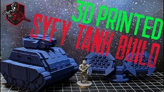 3D PRINTED 1/72 SCALE SCIENCE FICTION MODEL TANK BUILD | MOOSEWORKS PLASTIC SOLDIERS