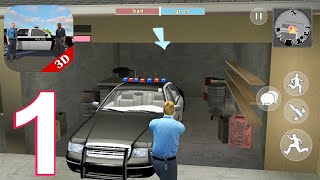 Police Cop Simulator Gang War Gameplay Walkthrough Part 1 (IOS/Android) screenshot 3