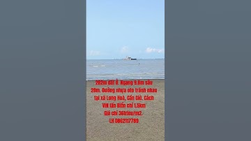 282m đất Ở. Ngang 9.8m sâu 28m. Đường nhựa cách VIN Cần Giờ 1.5km.Giá chỉ 36trieu/m2 #huynhphucland