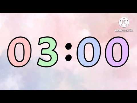3 Minute Summer Pastel Timer