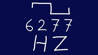 6277 hz square