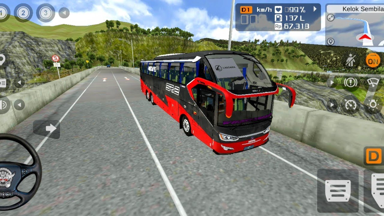 Bus simulator Indonesia gameplay | Bussid - YouTube