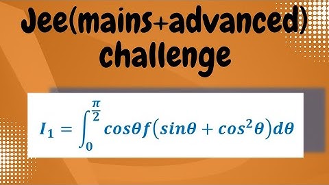 #177 Jee(mains+advanced) maths problem based on definite integration.