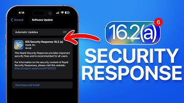 FIRST EVER iOS 16.2 (a) Security Response RELEASED - How To install it