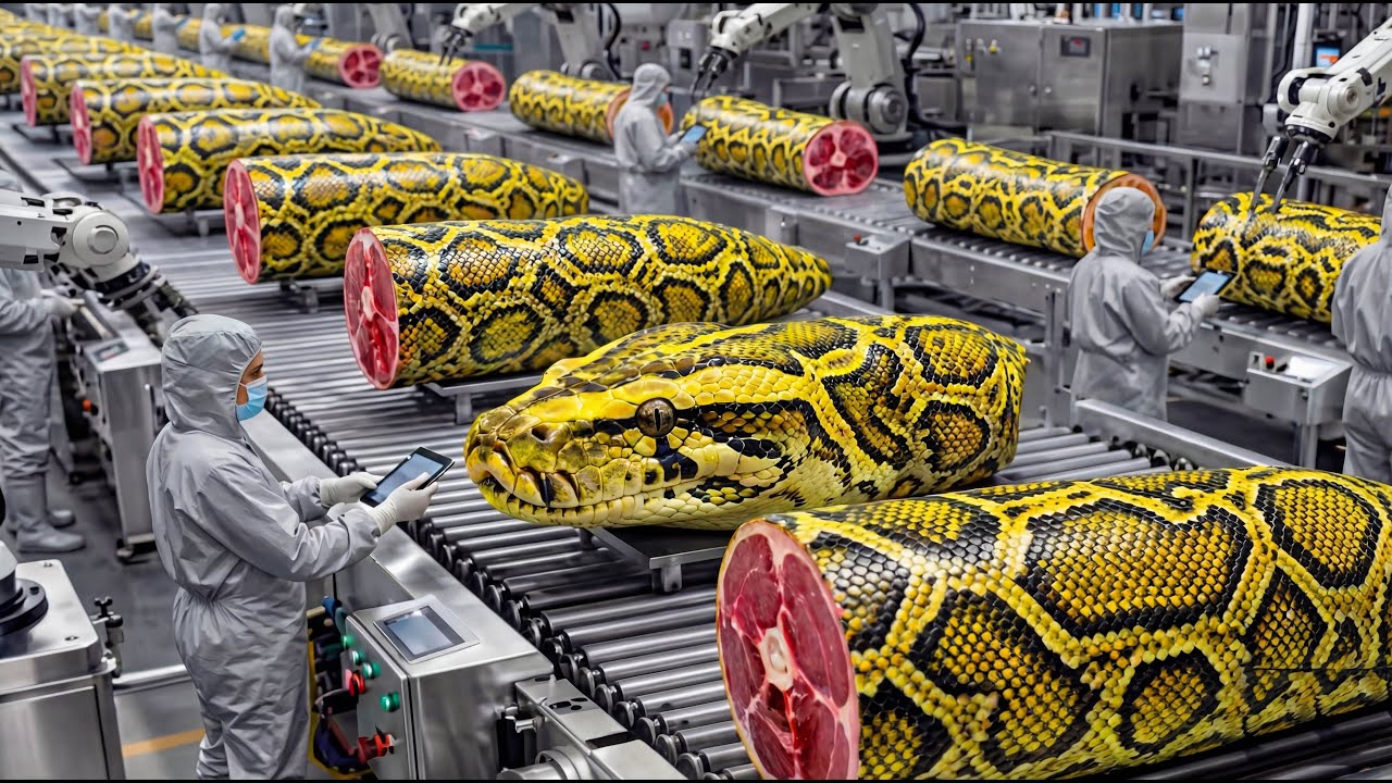 Inside the Incredible Modern Python Factory (Full Process) - YouTube