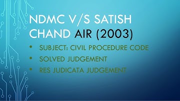 NDMC VS SATISH CHAND solved judgement #judgement #lawnotes #legaleducation #advocate #judiciary