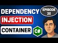 DI Container C# Basics | Dependency Injection C# Tutorial | GKBGanesh