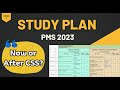 Pms study planner 2023  now or after css  1