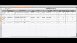 Demonstration of Requirements catalog | Adaptive US