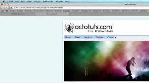 Convert a  PSD to  HTML 1