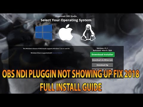 Obs Ndi Plugging Not Showing Up Fix Install Guide Step By Step Youtube