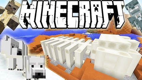 Minecraft 1.10 SnapShot: Dino Fossils, Polar Bears, Stray Mob, Husk Mob! "Snapshot 16w20a"