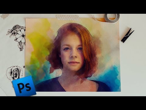 Watercolor Painting Effect - Photoshop Tutorial Watercolor Painting Effect - Photoshop Tutorial