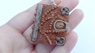 How To Make a Hocus Pocus Spell Book out of Polymer Clay [Tutorial]
