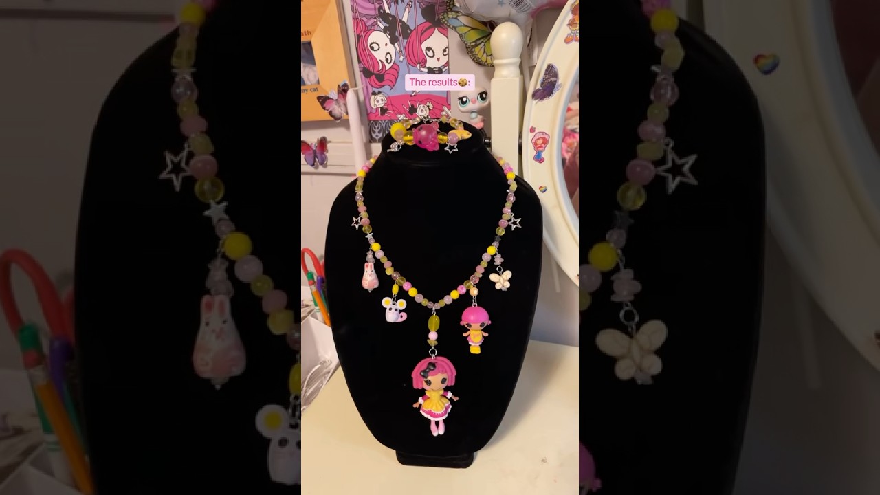 Custom crumb e cookie lalaloopsy necklace + matching bracelet!💞🐭