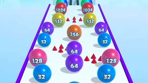 Ball Merge 2048 🎱❤️‍🔥🏀 MAX LEVELS!! All Levels Gameplay Walkthrough Android, iOS NEW UPDATE