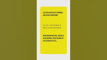 Python One-Liner to Flatten Nested Lists! 🔥 | Must-Know Coding Trick #Python #pythontricks