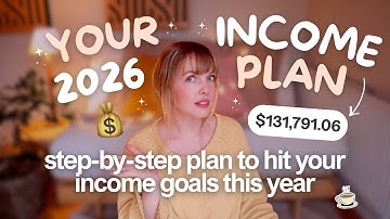 How to hit your income goals in 2026 (REALISTIC PLAN) 💰