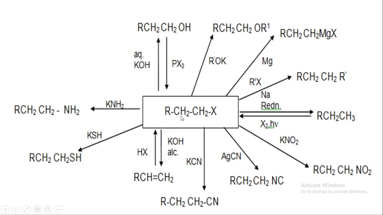 Chemical Reactions of RX & ArX YouTube