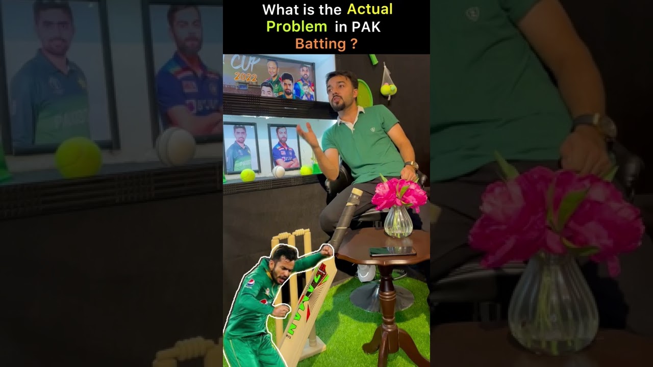 What is the Problem in Pakistan batting? 